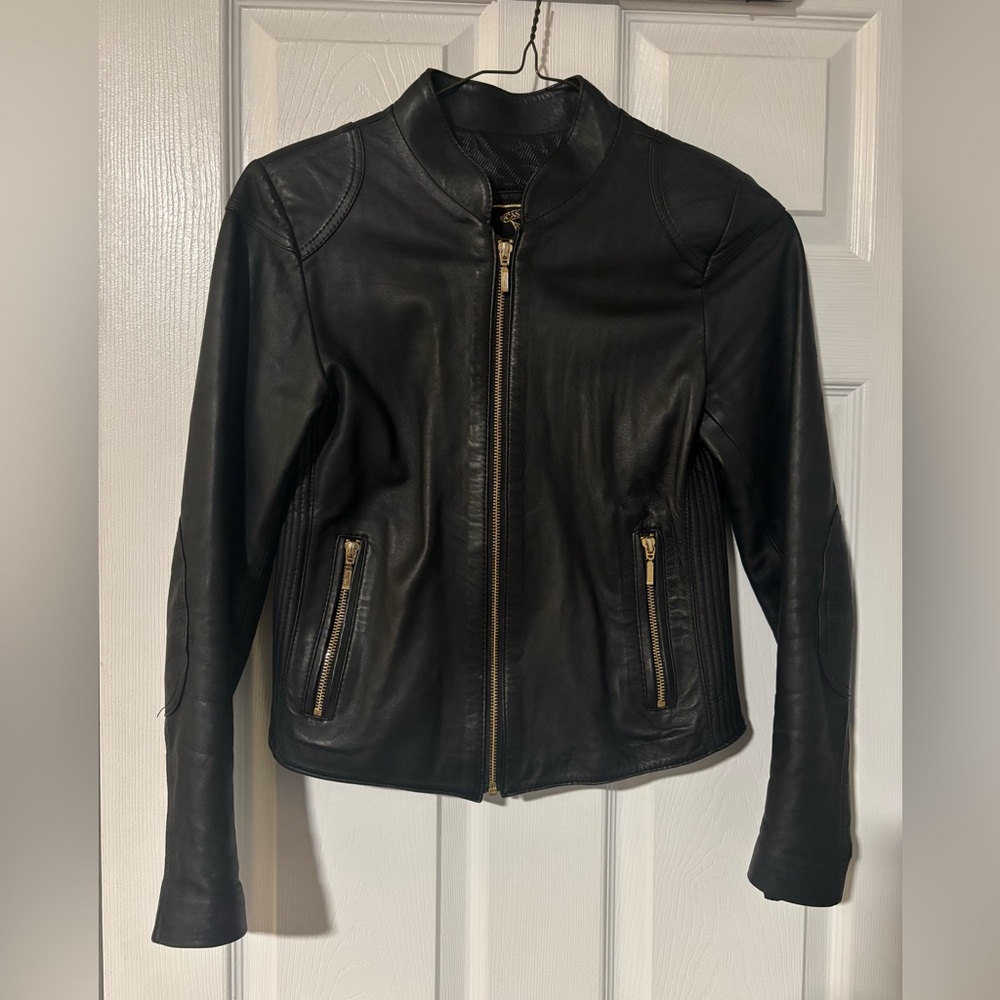 Authentic Mexican leather jacket Casa Piel Women’s Small (2) Tlaquepaque Jalisco
